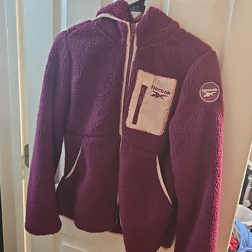Reebok Purple Fleece Jacket